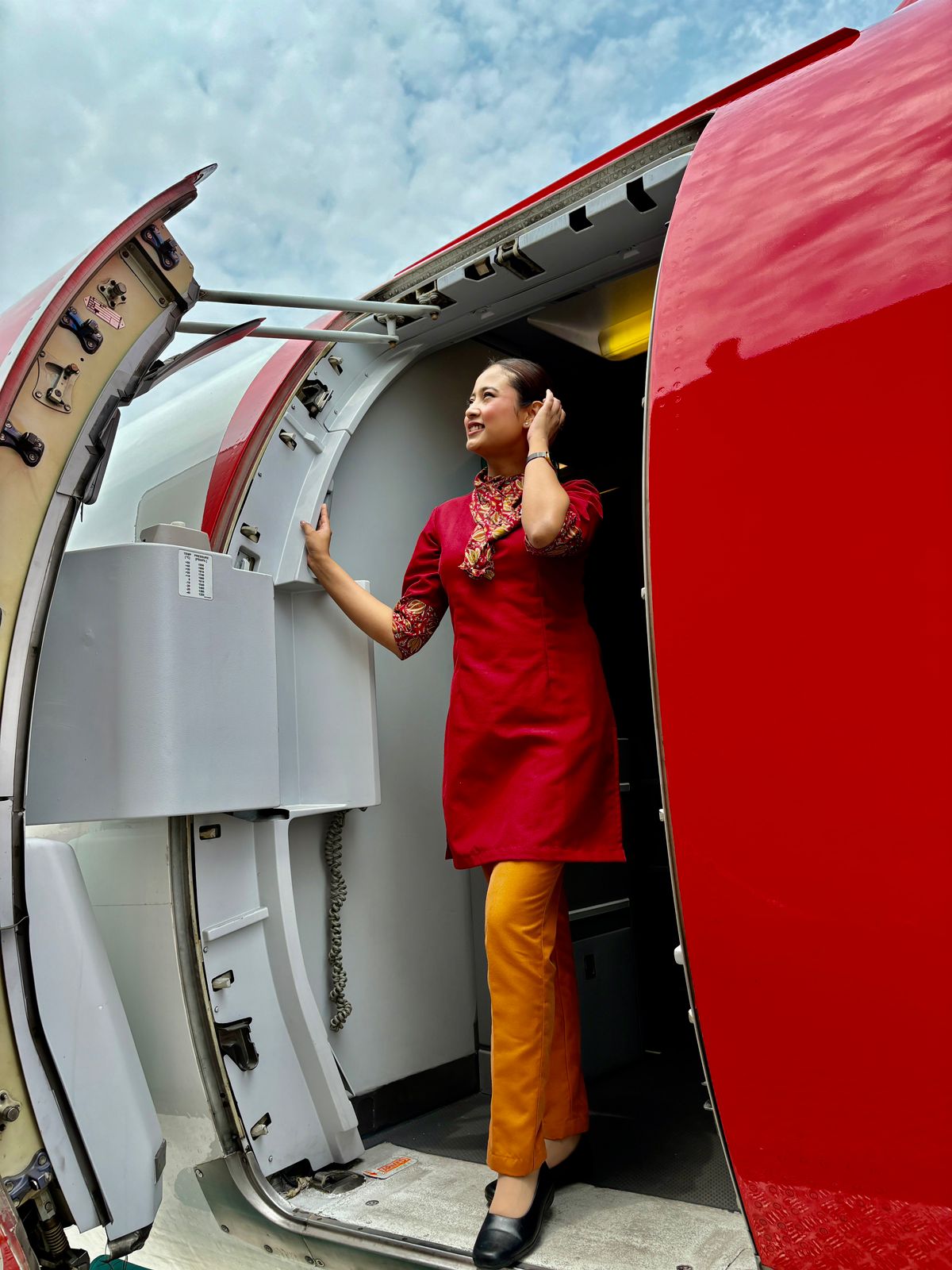 Apolina Chetia, Cabin Crew at Air India Express